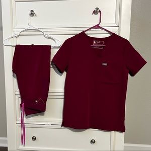 Figs Dark Magenta Catarina/Cambridge set XS/XSP